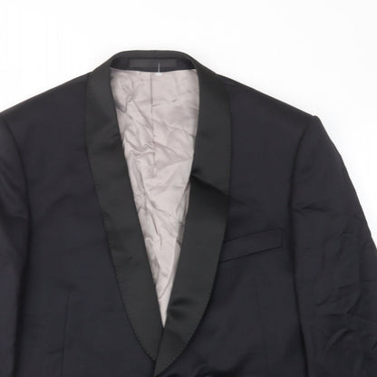 Mens UK Size 44 Marks and Spencer Regular Black Suit Jacket
