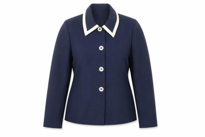 Womens UK Size 10 Style File Blue Jacket