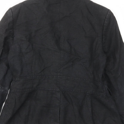 NEXT Womens Black Jacket Blazer Size 12 Button