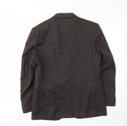 Mens UK Size 40 Turo Regular Brown Suit Jacket