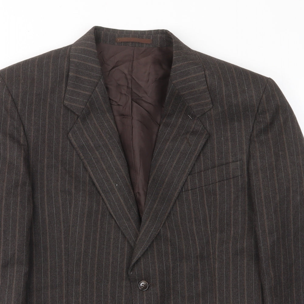 Mens UK Size 40 Turo Regular Brown Suit Jacket