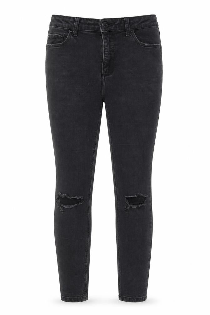 Womens UK Size 12 Denim & Co. Regular Fit Skinny Black Jeans