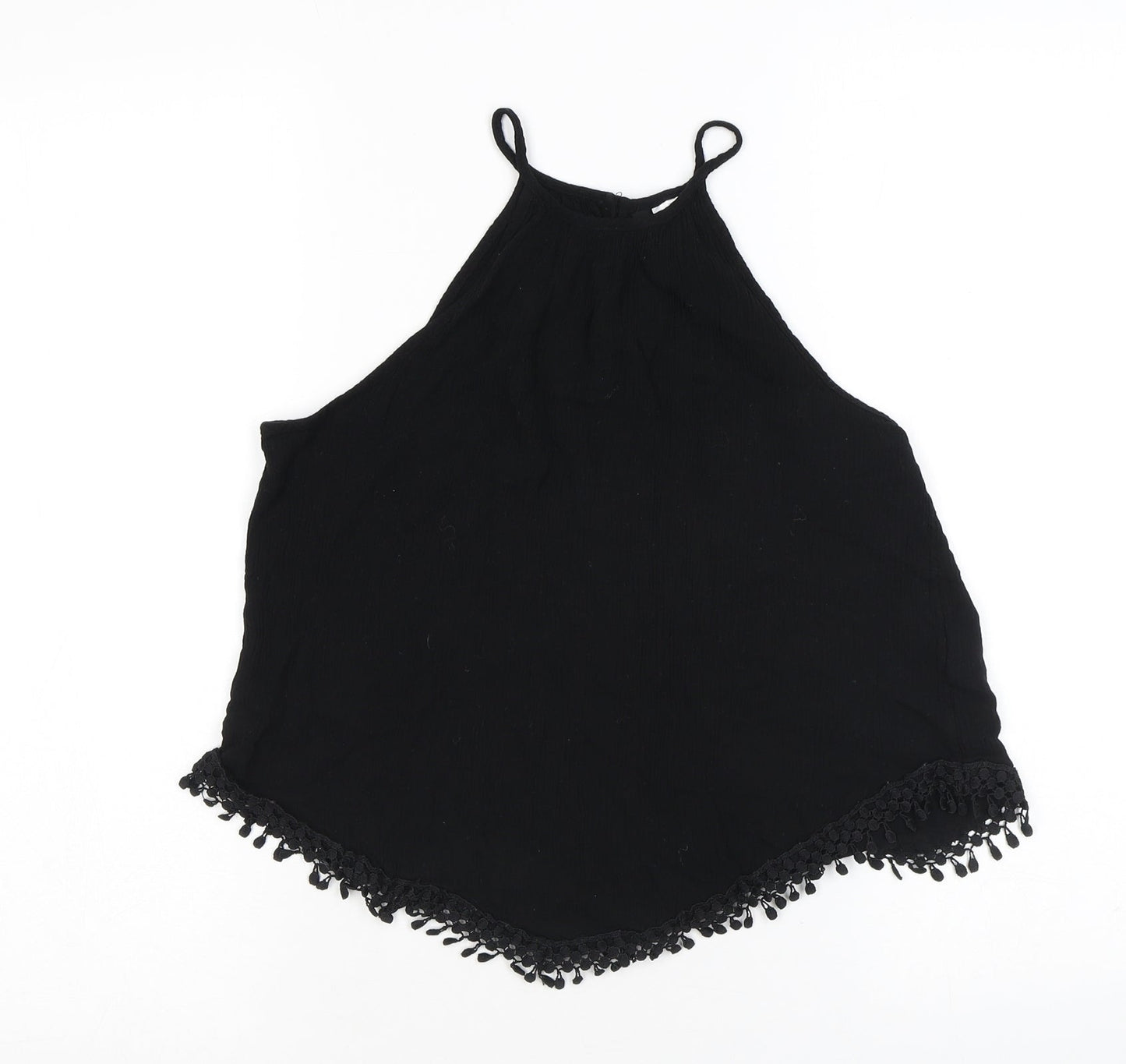 Womens UK Size 6 H&M Black Camisole Tank
