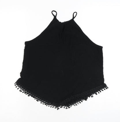 Womens UK Size 6 H&M Black Camisole Tank