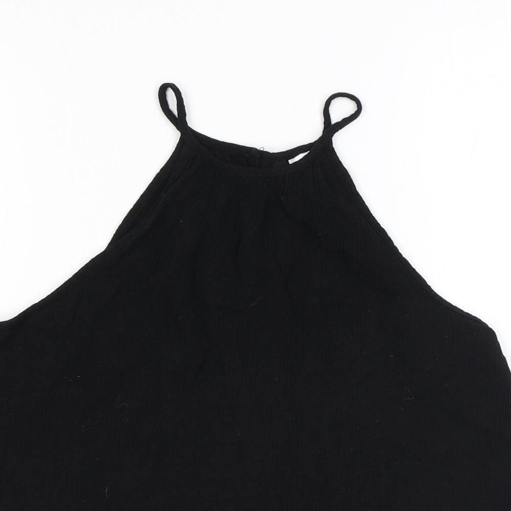 Womens UK Size 6 H&M Black Camisole Tank