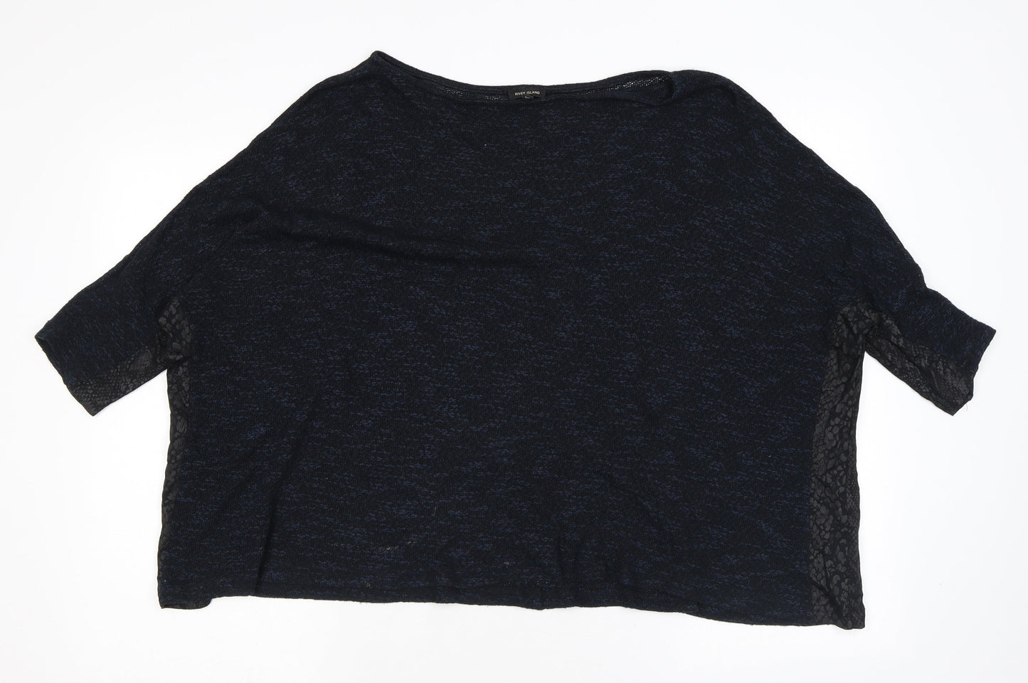 Womens UK Size 10 River Island Blue Pullover Jumper