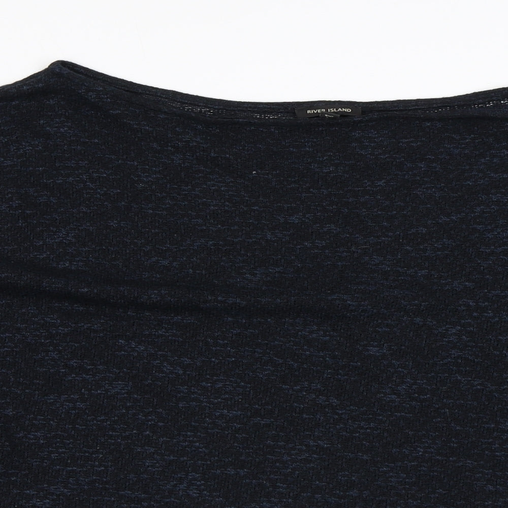 Womens UK Size 10 River Island Blue Pullover Jumper