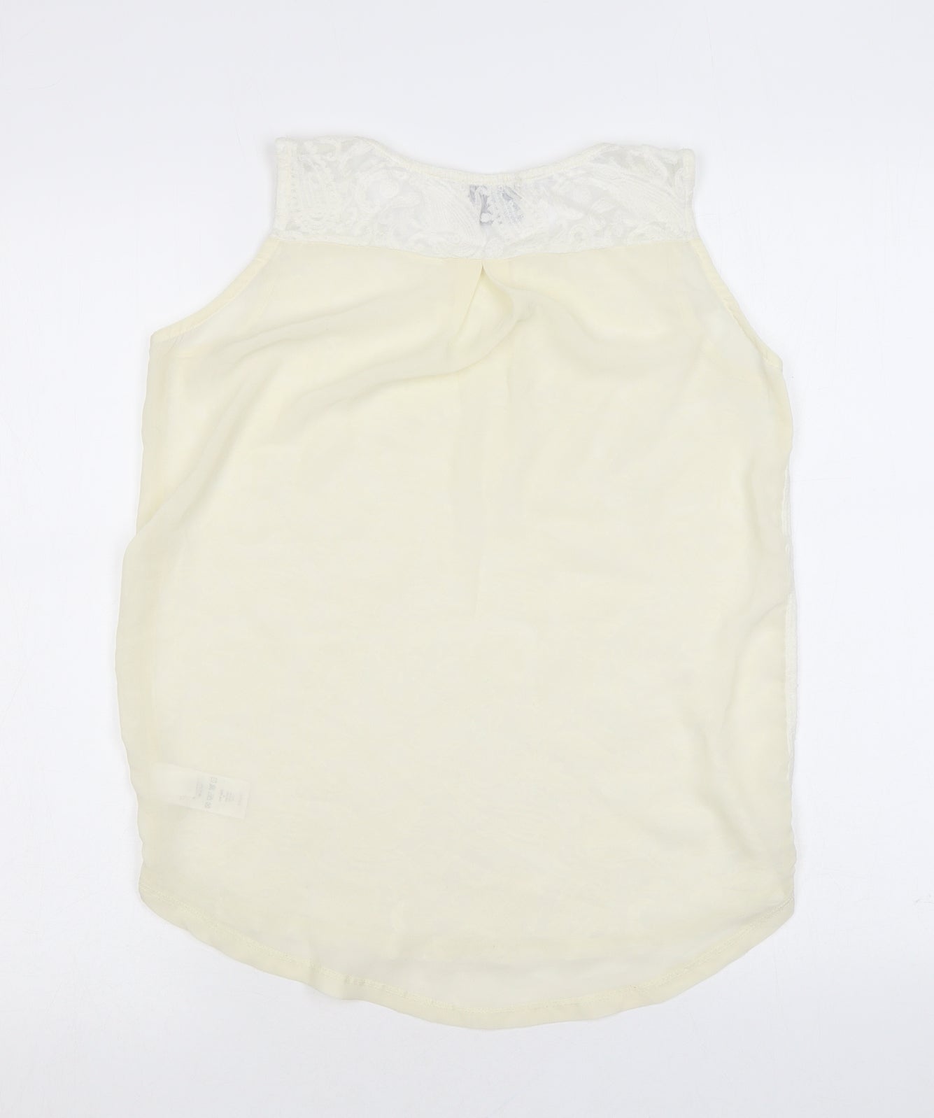 Womens UK Size 8 NEXT Ivory Basic Tank