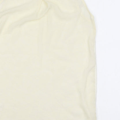 Womens UK Size 8 NEXT Ivory Basic Tank