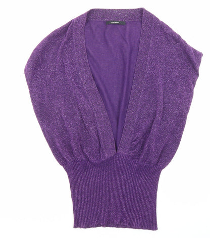 Womens UK Size M VERO MODA Purple Pullover Jumper