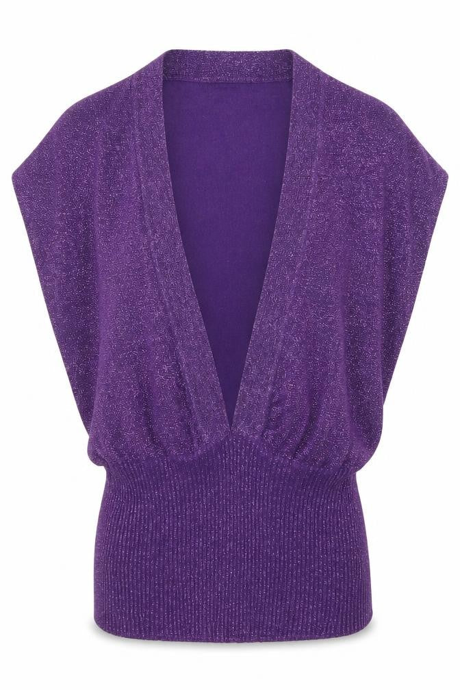 Womens UK Size M VERO MODA Purple Pullover Jumper