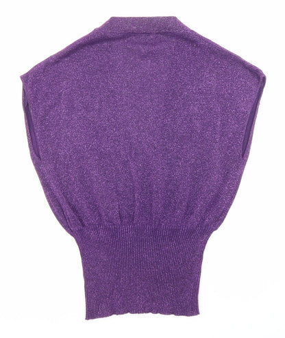 Womens UK Size M VERO MODA Purple Pullover Jumper