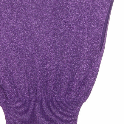 Womens UK Size M VERO MODA Purple Pullover Jumper
