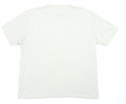 Sandstone & Co Mens Green Cotton T-Shirt Size XL Round Neck - 1960, Italia Classic, Moped