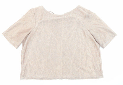 Womens UK Size 10 River Island Pink Pullover Jumper