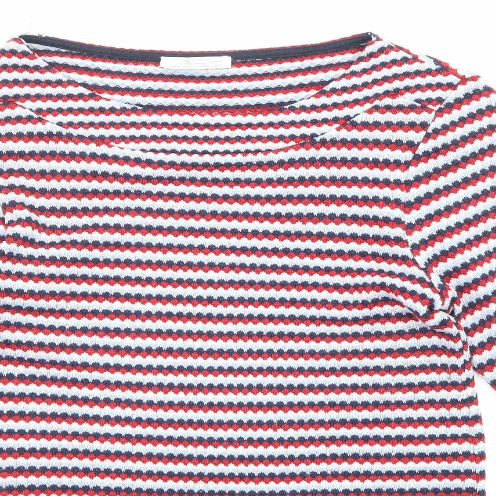 Womens UK Size S Zara Multicoloured Pullover Jumper