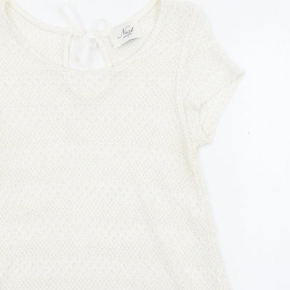 Womens UK Size 12 NEXT Ivory Pullover Jumper