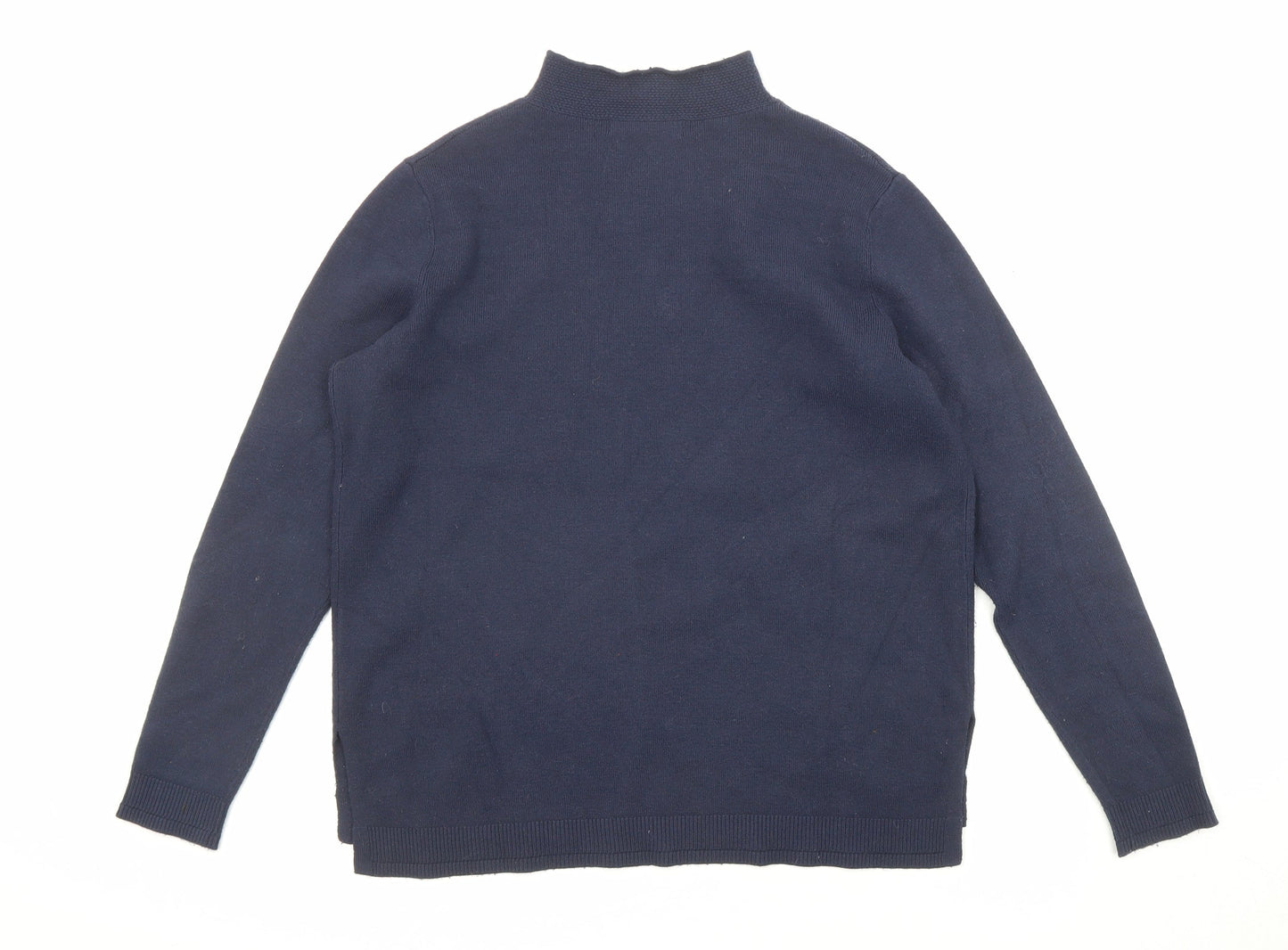 Womens UK Size 10 Marks and Spencer Blue Pullover Jumper
