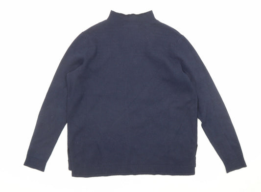 Womens UK Size 10 Marks and Spencer Blue Pullover Jumper