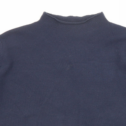Womens UK Size 10 Marks and Spencer Blue Pullover Jumper