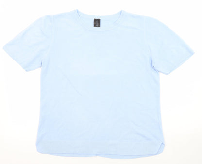 Womens UK Size 14 Essentials Blue Pullover Jumper
