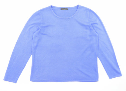 Womens UK Size M Bonmarché Blue Pullover Jumper