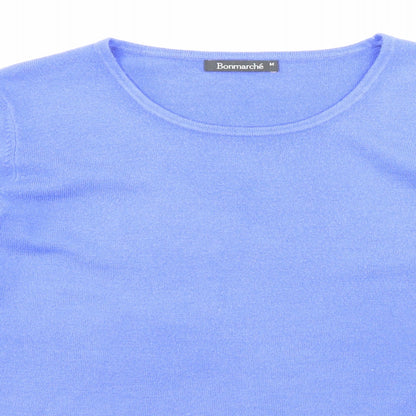 Womens UK Size M Bonmarché Blue Pullover Jumper