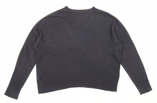 Womens UK Size 16 Marks and Spencer Blue Pullover Jumper