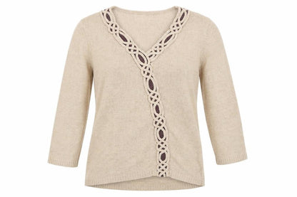 Womens UK Size M Stephen Beige Pullover Jumper