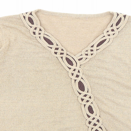 Womens UK Size M Stephen Beige Pullover Jumper