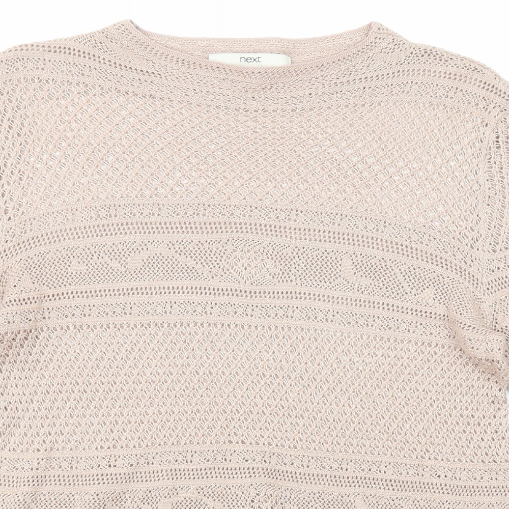Womens UK Size 16 NEXT Pink Pullover Jumper