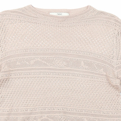 Womens UK Size 16 NEXT Pink Pullover Jumper
