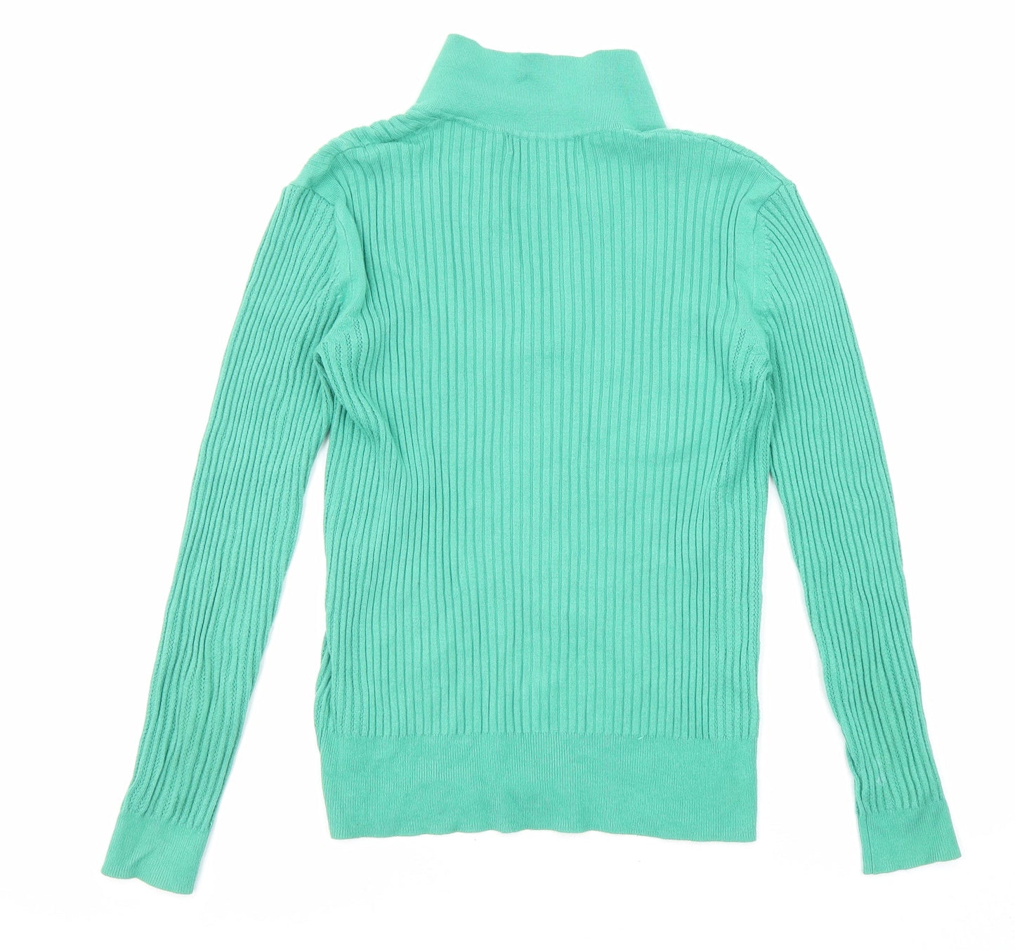 Womens UK Size 8 Marks and Spencer Green Pullover Jumper