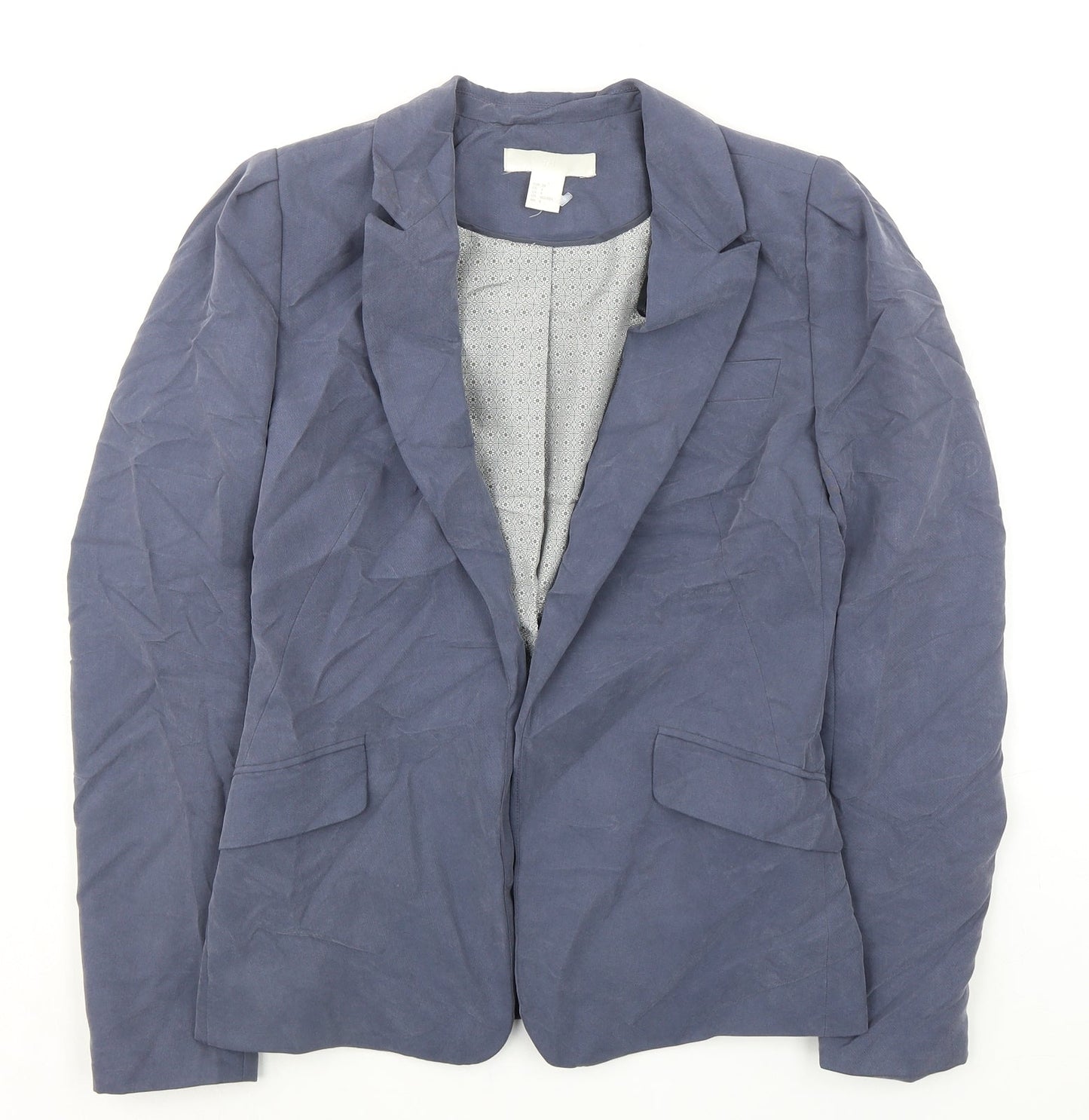 Womens UK Size 6 H&M Blue Jacket