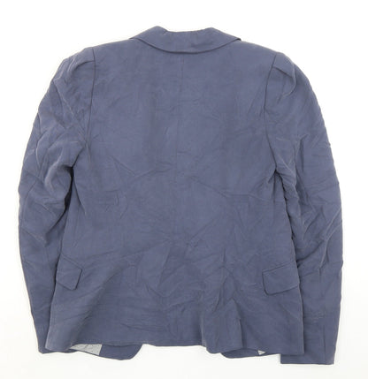 Womens UK Size 6 H&M Blue Jacket