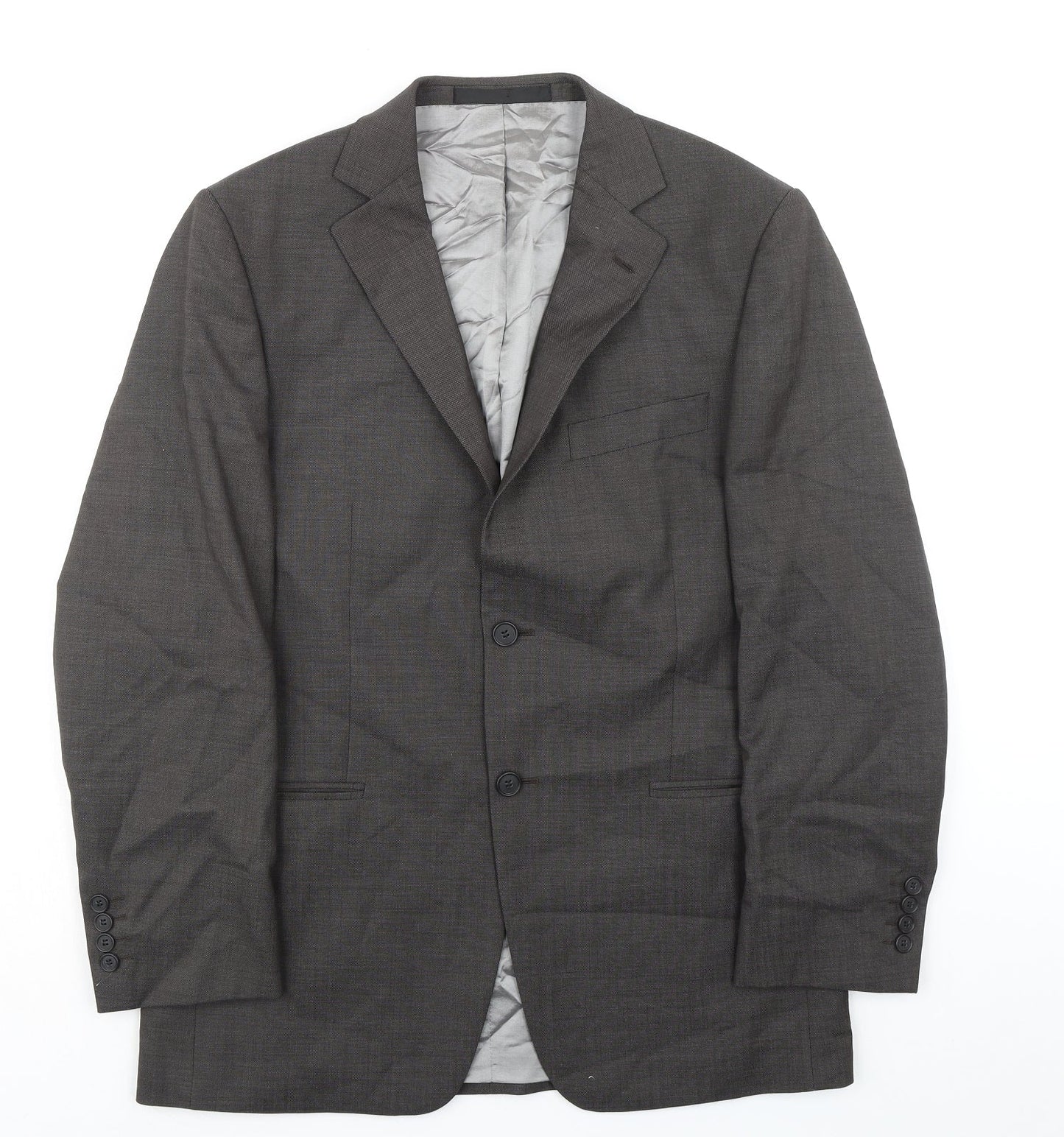 Mens UK Size 40 Marks and Spencer Regular Grey Suit Jacket