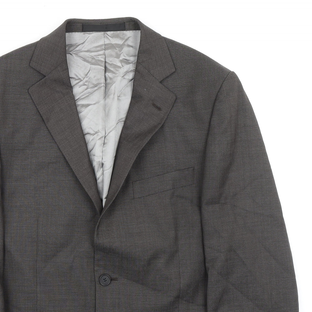 Mens UK Size 40 Marks and Spencer Regular Grey Suit Jacket