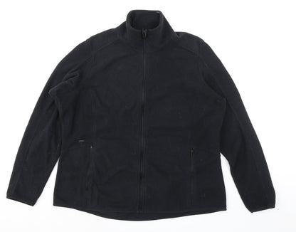 Marks and Spencer Womens Blue Jacket Size 18 Zip - Zipped Pockets