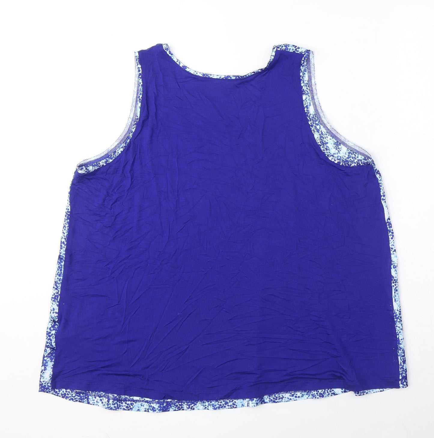 Womens UK Size 16 Marks and Spencer Blue Basic Blouse