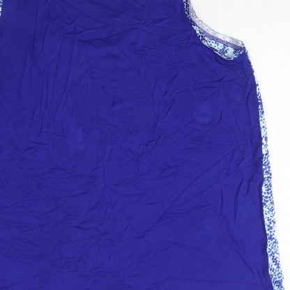 Womens UK Size 10 Marks and Spencer Blue Basic Tank