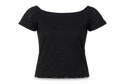 Womens UK Size 10 Dorothy Perkins Black Basic Blouse