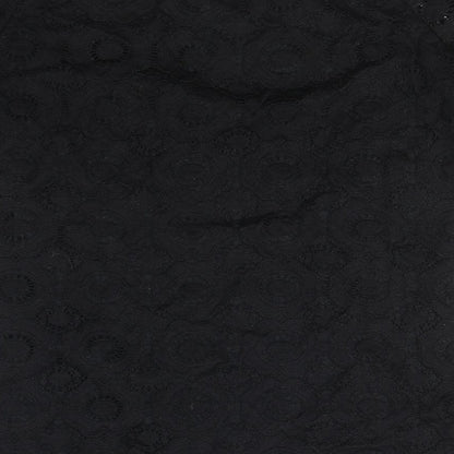 Womens UK Size 10 Dorothy Perkins Black Basic Blouse