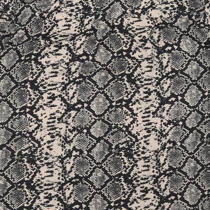 M&Co Womens Beige Animal Print Polyester Basic Blouse Size 10 Collared - Snake Print