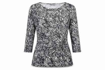 Womens UK Size 10 BHS Grey Basic Blouse