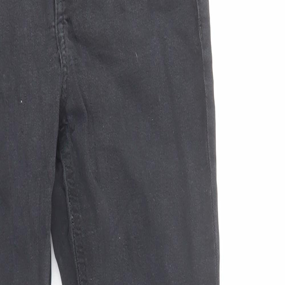 Topshop Womens Blue Cotton Skinny Jeans Size 26 in L32 in Regular Zip