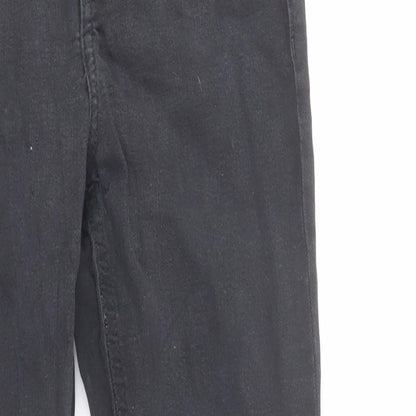 Topshop Womens Blue Cotton Skinny Jeans Size 26 in L32 in Regular Zip