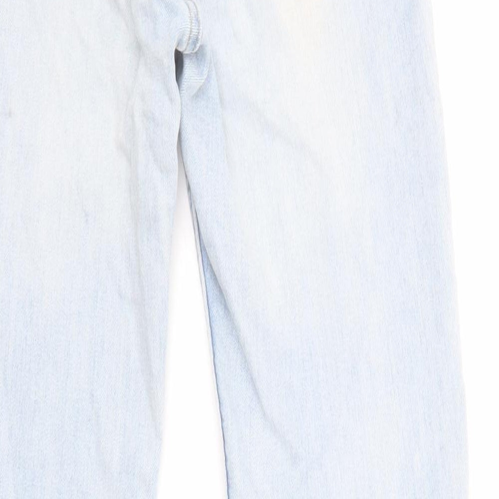 Divided by H&M Womens Blue Cotton Skinny Jeans Size 8 L29 in Regular Zip