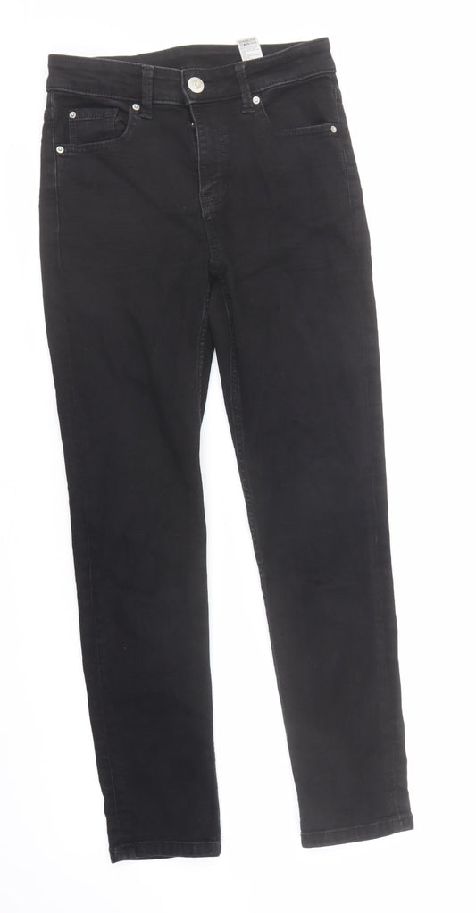Womens UK Size 8 Marks and Spencer Regular Fit Skinny Black Jeans