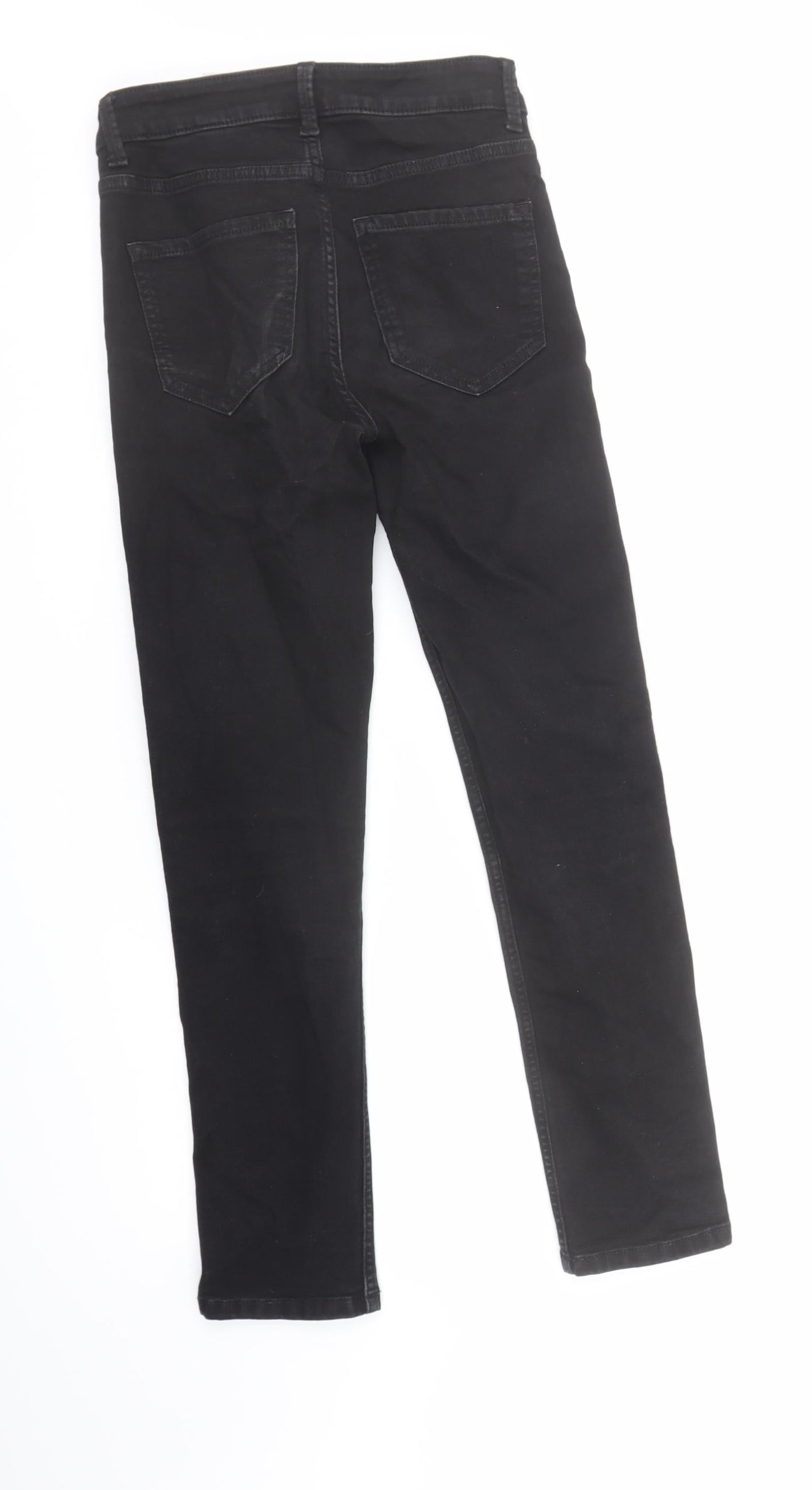 Womens UK Size 8 Marks and Spencer Regular Fit Skinny Black Jeans