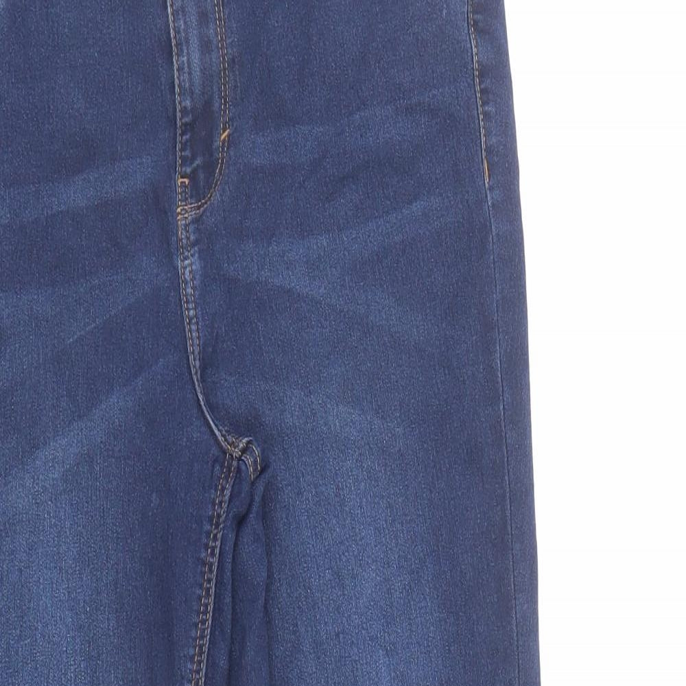 ORSAY Womens Blue Cotton Skinny Jeans Size 30 in L27 in Regular Zip